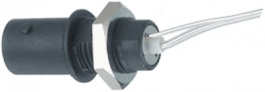 XBB-P-21, Panel-mount female receptacle BNC 50 Ohm black, Staubli (former Multi-Contact )
