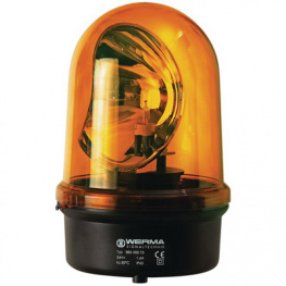 88330075, Лампа с поворотным зеркалом желтый, WERMA Signaltechnik