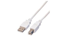 11.99.8831, USB Cable USB-A Plug - USB-B Plug 3m White, Value