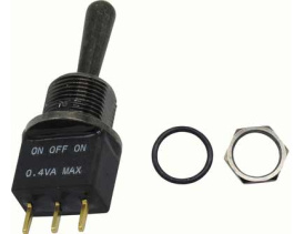 RND 210-00477, Toggle Switch, On-Off-On, PC Thru-hole, RND Components