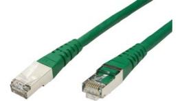 21.15.1353, Patchcord Cat 6 S/FTP 3 m Green, Roline