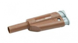 RND 350-00033, Banana Plug&nbsp;&nbsp;diam.4mm Brown 36A Screw, RND Lab