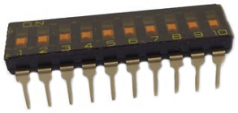 A6T-0102, DIL switch THD 10P, Omron