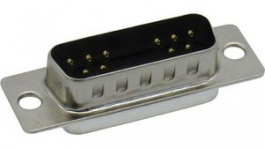 FU11W1P7-K120, Male D-Sub Connector, 11 Poles, FCT