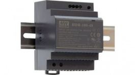 HDR-100-48, DIN Rail Power Supply, 92.2W, 48V, 1.92A, MEAN WELL