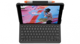 920-009477, Slim Keyboard Folio for iPad, IT (QWERTY), Logitech