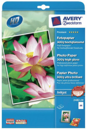 2482-20, Premium inkjet photo paper с глянцем A4 300 g/m², Zweckform