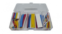RND 465-01090 [100 шт], Heat-Shrink Tubing, Assortment 2:1, 100pcs, Blue, Red, White, Yellow, RND Components