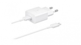 EP-T1510XWEGEU, USB Wall Charger, Euro Type C (CEE 7/16) Plug - USB C Socket, 15W, Samsung