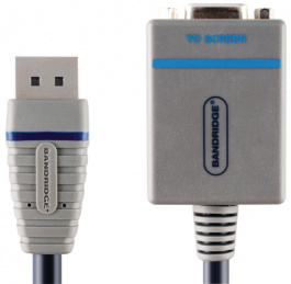BCP161, DisplayPort to VGA adapter DisplayPort - VGA m - f, Bandridge