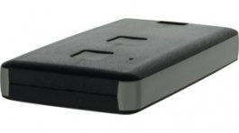 13122.23, Remote Control Case 2 Pushbutton 71.5x39.5x11mm Black / Light Grey Plastic, Teko