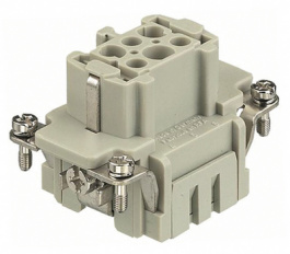 09330062716, Socket insert, Han ES 6-pin, Han ES, 6, Harting