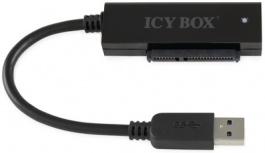 IB-AC6031-U3, Converter USB 3.0 to SATA 2.5^ black, SATA 22-Pin, ICY BOX