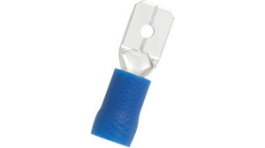 RND 465-00084 [100 шт], Blade Terminal Brass Blue 6.3 x 0.8 mm Pack of 100 pieces, RND Connect