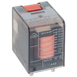6-1419111-9, PT370730 Industrial relay 230 VAC 19465 Ohm 1 VA, Schrack / TE