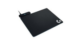 943-000110, Mouse Pad PowerPlay, Black, Logitech