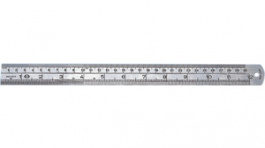T3530 12, Steel ruler, mm/inches, C.K Tools (Carl Kammerling brand)
