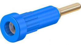 23.1012-23, Press-in Socket 2mm Blue 10A 60V Gold-Plated, Staubli (former Multi-Contact )