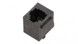 RJJU-66-1401-E1V-088, Гнездо; RJ12; PIN:6; Кат:5; Конфиг.выводов:6p6c; THT; прямой, Encitech Connectors