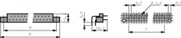 101B10099X, Pin strip 90deg 21P, Conec