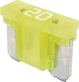 FLP7020, Fuse miniOTO, ^Low Profile^ 20 A 58 VDC Yellow, iMaxx Companies