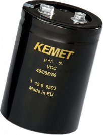 ALS60A821KF550, Aluminium Electrolytic Capacitor 820 uF 550 VDC, Kemet