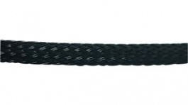 RND 465-00740, Braided Cable Sleeves Black 8 mm, RND Cable