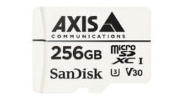 02021-001, Surveillance Card, microSDXC, 256GB, Suitable for M1045-LW/M1134/P1375-E/P1378/M2026-LE Mk II/Q1798-LE, AXIS