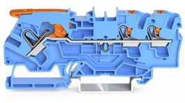 2104-5304, Terminal block, Push-In, 3 Poles, 1.5 ... 4mm², Wago