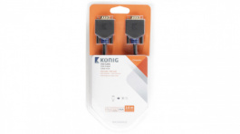 KNC59000E20, Monitor cable 2 m Anthracite, KONIG