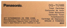 DQ-TU18B, Toner DQ-TU18B black, Panasonic