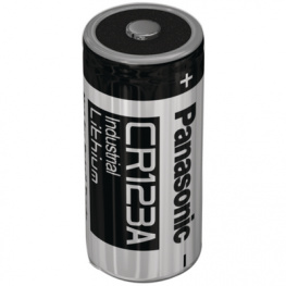 CR123PE/CR123A, Photo Battery Lithium Manganese Dioxide 3 V 1400 mAh, Panasonic