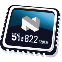 NRF51822-QFAA-T, Bluetooth module v4.0 low energy, Nordic Semiconductor