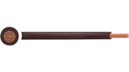 RND 475-00546 [100 м], Tri-Rated Wire, 0.50 mm\x1a, brown Copper bare PVC, RND Cable