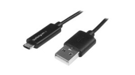 USBAUBL1M, Charging Cable USB-A Plug - USB Micro-B Plug 1m USB 2.0 Black, StarTech.com