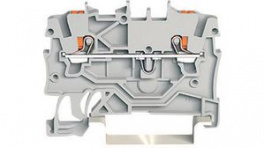 2200-1201, Feedthru Terminal, Cage Clamp, 2 Poles, 0.14 ... 1.5mm\x1a, Wago