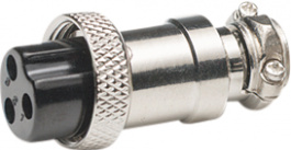 M002-5., Female cable connector nickel-plated 5P, Tsay-E