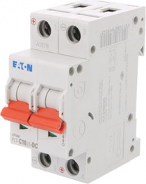 PL7-C10/2-DC, Выключатель максимального тока; 230/400ВAC; 250ВDC; Iном: 10А, Eaton