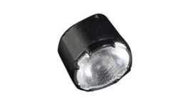 FP16559 LISA3-M-PIN, Lens Assembly, Black / Clear, 10 x 7.9mm, Round, 25°, LEDIL