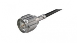 22650658, RF Connector, N-Type, Brass, Plug, Straight, 50Ohm, Crimp Terminal, Huber+Suhner