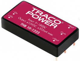 THB 10-4811, Преобразователь: DC/DC; 10Вт; Uвх: 36?75В; 5,1ВDC; Iвых: 2А; 2"x1", Traco Power