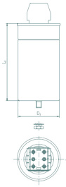 E62.S23-204M30, MKP-Kond.3x200,0uF 640AC136x230 M3, ELECTRONICON