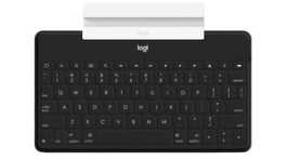 920-010126, Keyboard with iPhone Stand, Keys-To-Go, RU Russian, CYRILLIC, USB, Bluetooth/Wireless, Logitech