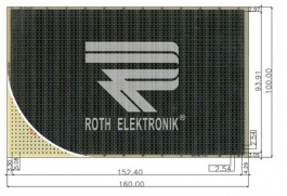 RE310-S1, Prototyping board CEM3 epoxy resin, Roth Elektronik