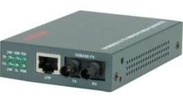 21.13.1070, Converter Fast Ethernet (RJ45) to Fiber Optic (ST) Loop-Back Fiber MultiMode/RJ4, Roline