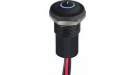 IXR3W02BRXN9, Illuminated Pushbutton Switch, 100 mA, 28 VDC, APEM