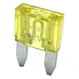 F7020, Fuse miniOTO 20 A 32 VDC yellow, iMaxx Companies