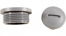 HPP21 SL [10 шт], Blanking Plug, PG21, Polyamide 6, Slate, Alpha Wire