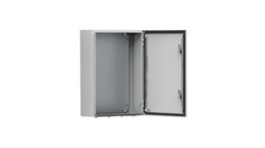 MAS0403015R5, Wall Mount Enclosure MAS, 155x300x400mm, Mild Steel, Light Grey, IP66, HOFFMAN