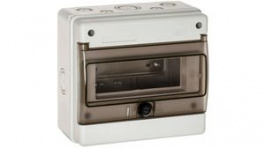 1308 BR/W, Distribution Board Enclosure 8 Elements 200x215x115mm Light Grey Polystyrene/Pol, WISKA LTD